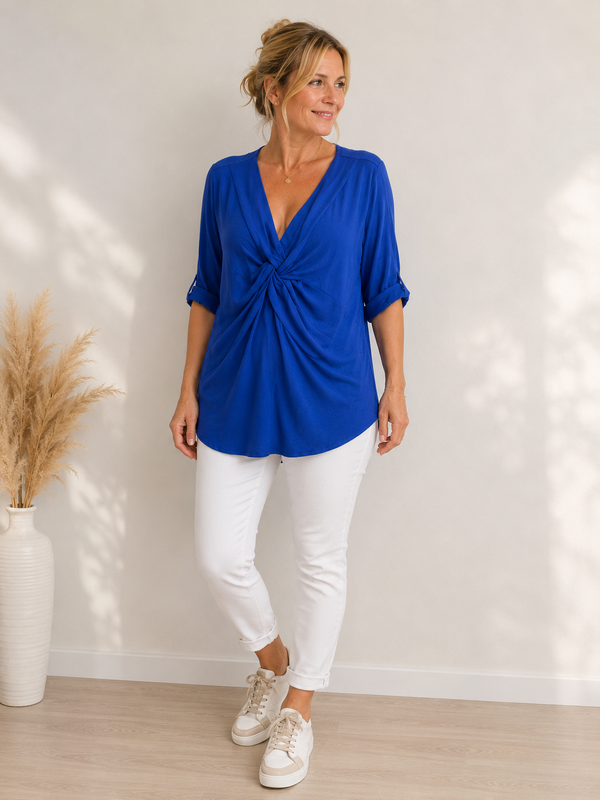 Tunique bleu roi taille 46